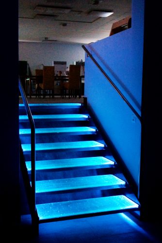 Treppe Blau
